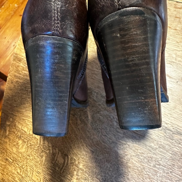 FRYE Stack Heel (3.5") Ankle Boot - Picture 3 of 6